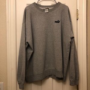 Oversized Puma Sweatshirt (Grey)